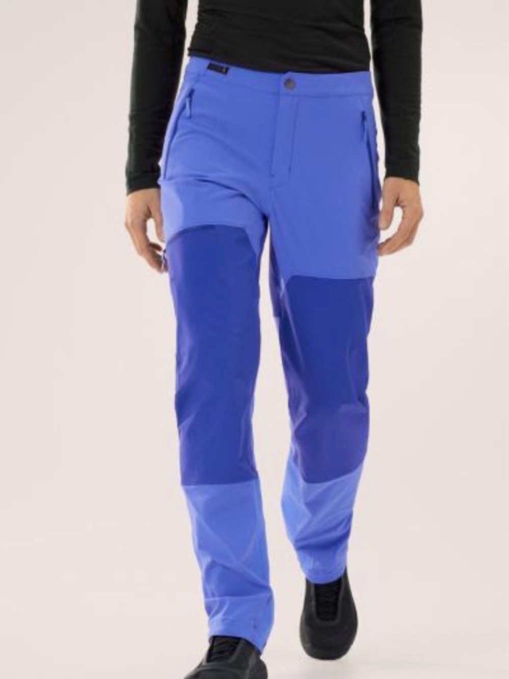 Arc'teryx Psiphon Soft Shell Two-Tone Blue Women’s Climbing Pants Size 6